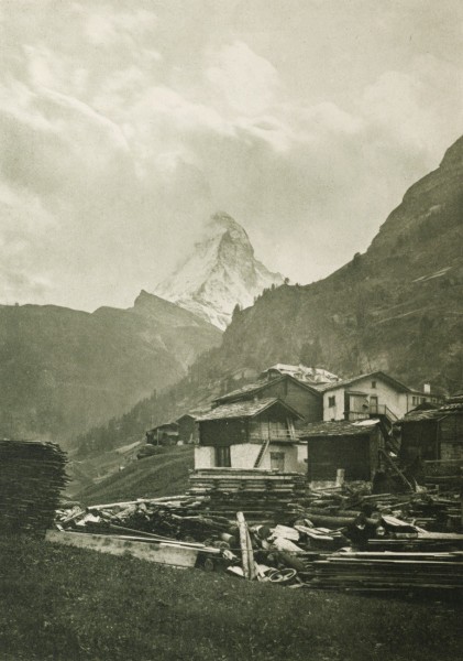 Das Matterhorn von Zermatt Aus