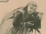 Girl with Tripod-Mounted Field Camera 